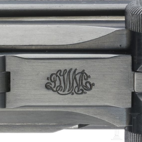 A Luger pistol by DWM, 1911, no hold-open, with holster
