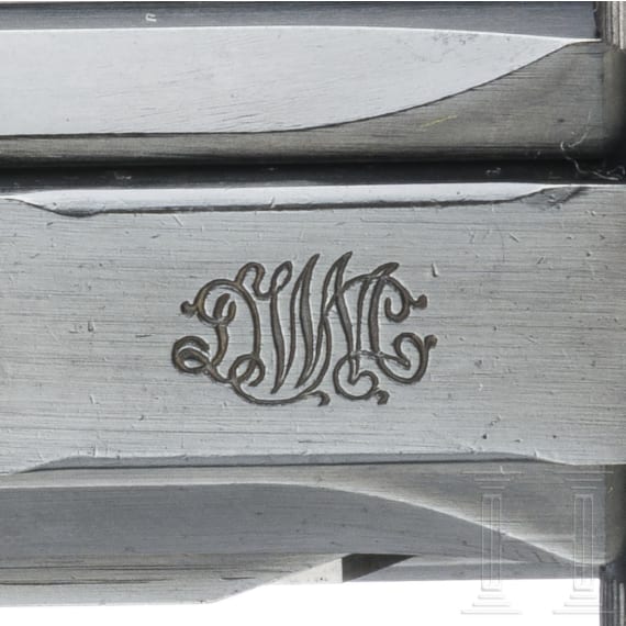Pistole 08, DWM 1911, ohne Kammerfang, Bayern, mit Koffertasche