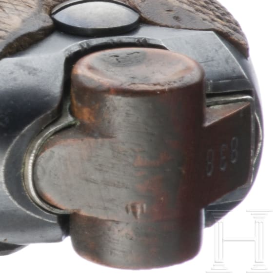 Pistole 08, DWM 1911, ohne Kammerfang, Bayern, mit Koffertasche