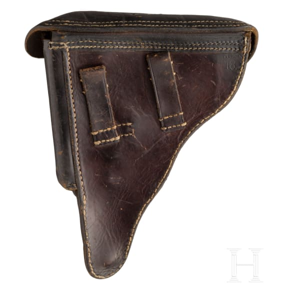 A Luger pistol by DWM, 1912, with holster