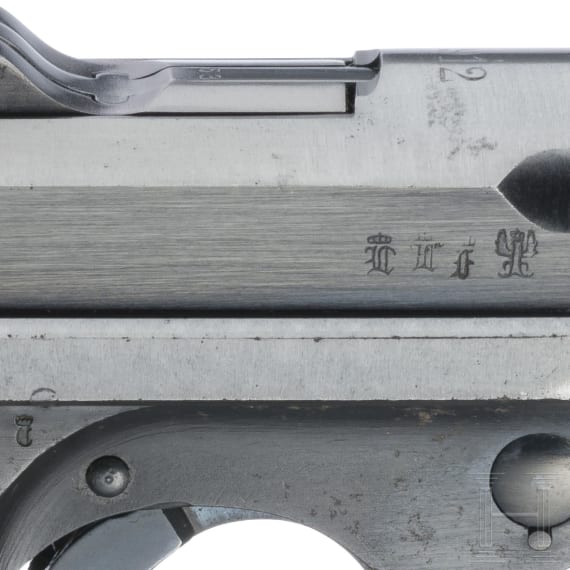 A Luger pistol by DWM, 1912
