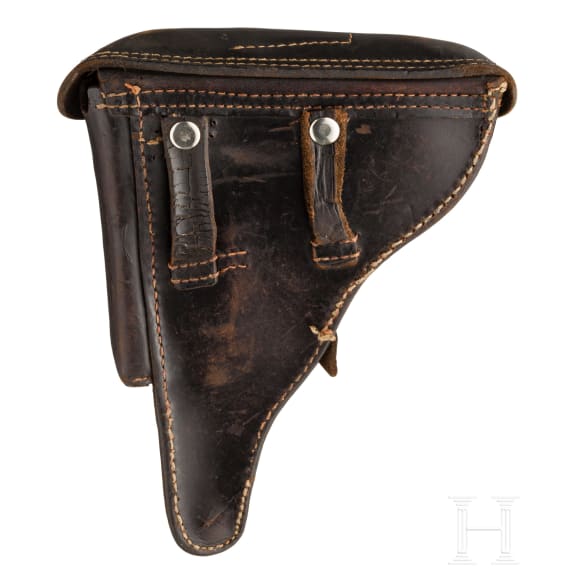 A Luger pistol by DWM, 1913, with holster