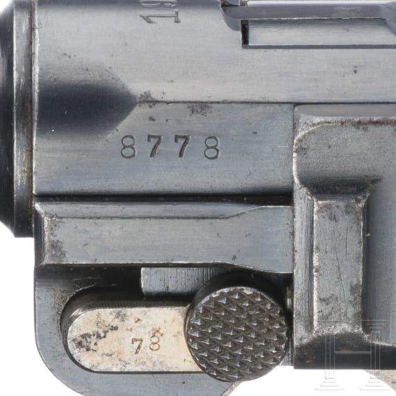 A Luger pistol by DWM, 1914
