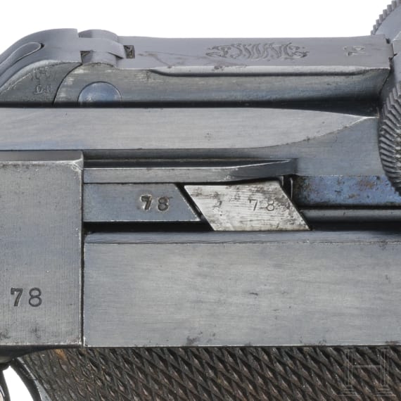 A Luger pistol by DWM, 1914