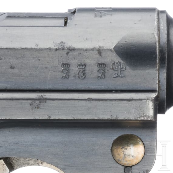 A Luger pistol by DWM, 1914