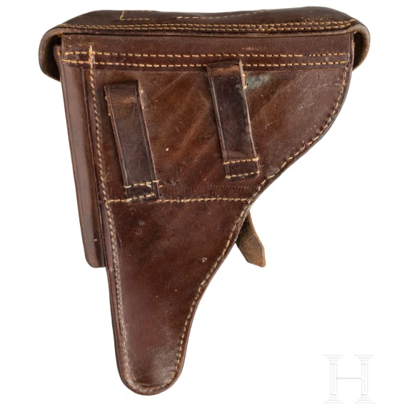 Pistole 08, DWM 1915, mit Koffertasche