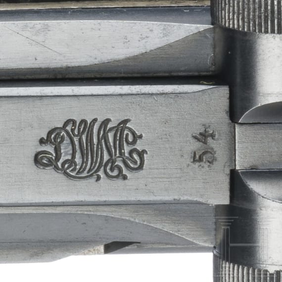 Pistole 08, DWM 1915, mit Koffertasche