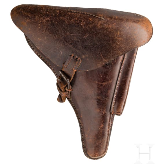 Pistole 08, DWM 1915, mit Koffertasche