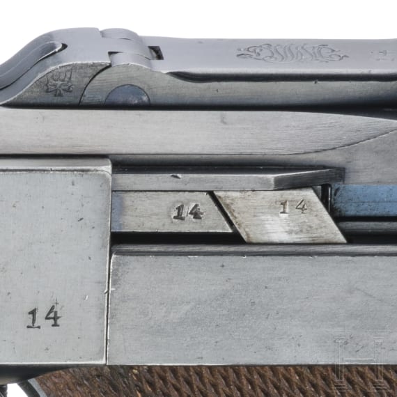 A Luger pistol by DWM, 1916