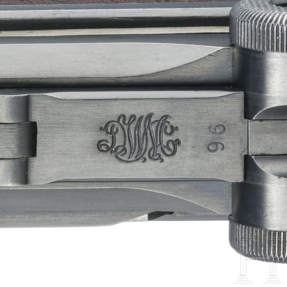 A Luger pistol by DWM, 1916, machine-gun snipers