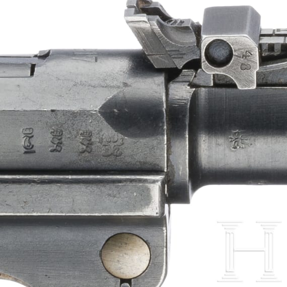 An Artillery Luger by DWM, 1917, with holster