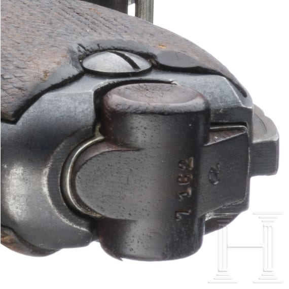 An Artillery Luger by DWM, 1917, with holster