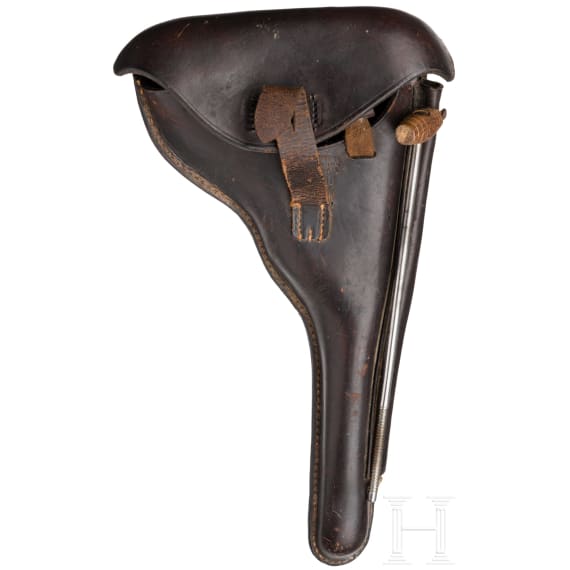An Artillery Luger by DWM, 1917, with holster