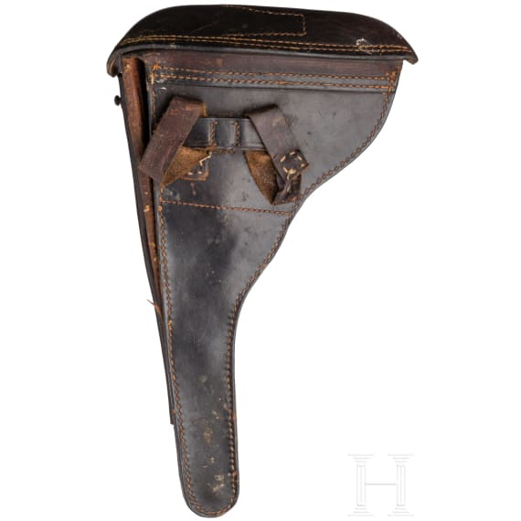 An Artillery Luger by DWM, 1917, with holster