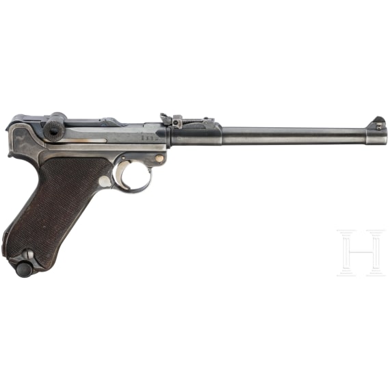 A Artillery Luger by DWM, 1917, with holster and shoulder stock