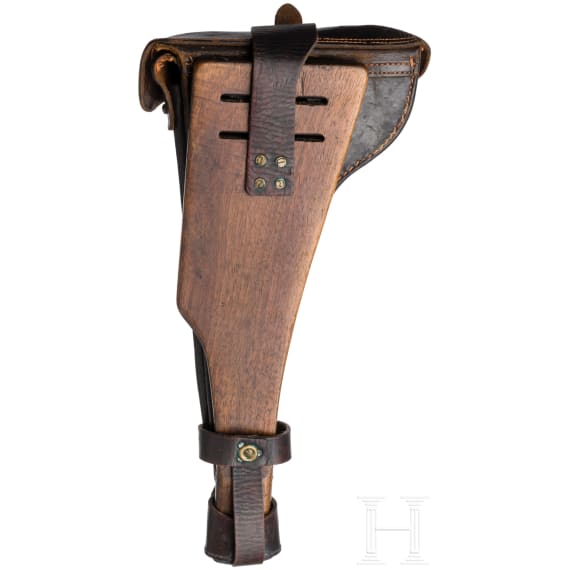 A Artillery Luger by DWM, 1917, with holster and shoulder stock