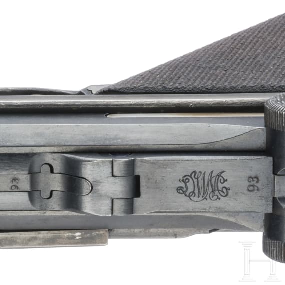 A Artillery Luger by DWM, 1917, with holster and shoulder stock