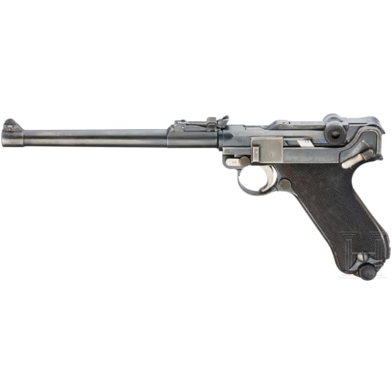 A Artillery Luger by DWM, 1917, with holster and shoulder stock