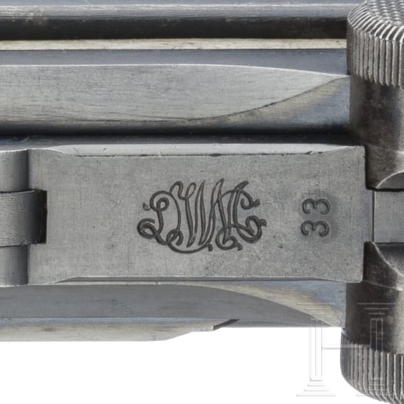 An Artillery Luger by DWM, 1918, with holster