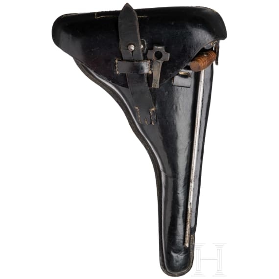 An Artillery Luger by DWM, 1918, with holster