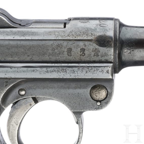A Luger pistol by DWM, 1920/1910, Reichswehr, holster