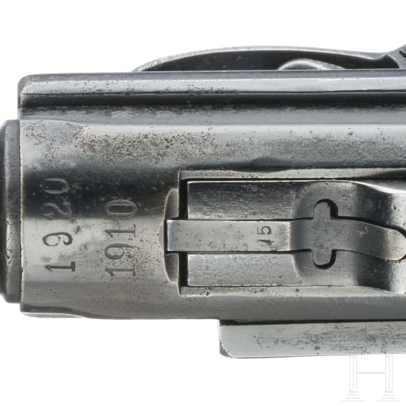 A Luger pistol by DWM, 1920/1910, Reichswehr, holster