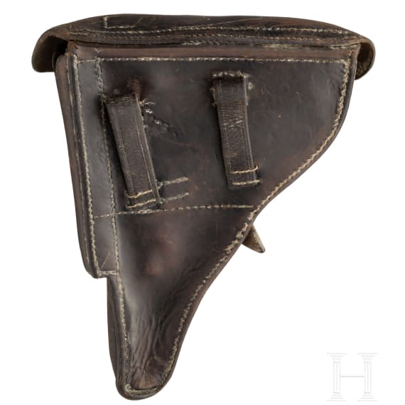 Pistole 08, DWM, 1917, Weimar / Wehrmacht, Marine, mit Koffertasche