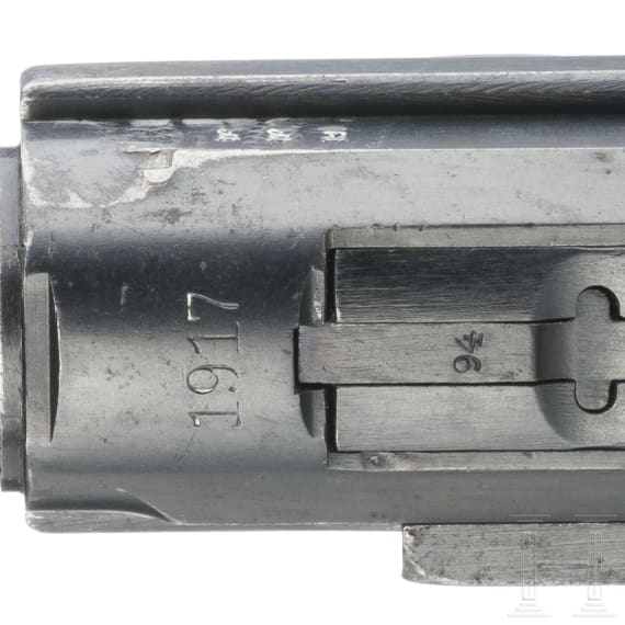 Pistole 08, DWM, 1917, Weimar / Wehrmacht, Marine, mit Koffertasche