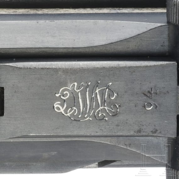 Pistole 08, DWM, 1917, Weimar / Wehrmacht, Marine, mit Koffertasche