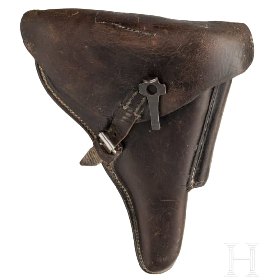 Pistole 08, DWM, 1917, Weimar / Wehrmacht, Marine, mit Koffertasche