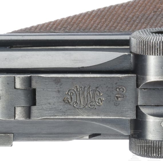 An Artillery Luger by DWM, 1917/1920, Reichswehr, Marine