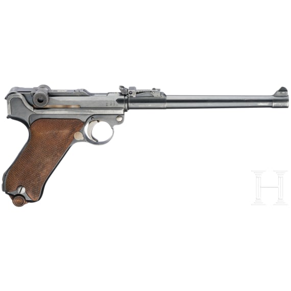An Artillery Luger by DWM, 1917/1920, with holster, Weimar, Kriegsmarine