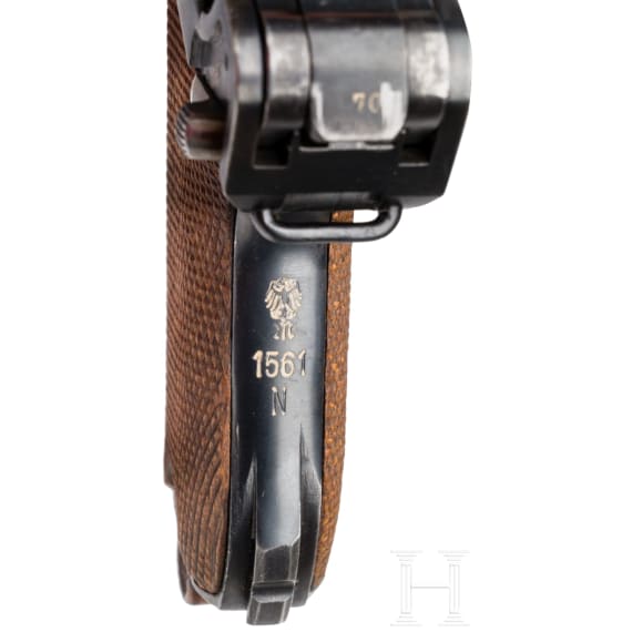An Artillery Luger by DWM, 1917/1920, with holster, Weimar, Kriegsmarine
