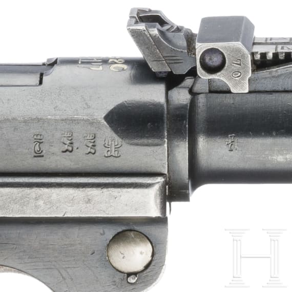 An Artillery Luger by DWM, 1917/1920, with holster, Weimar, Kriegsmarine