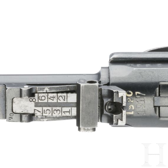 An Artillery Luger by DWM, 1917/1920, with holster, Weimar, Kriegsmarine