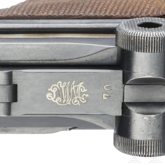 An Artillery Luger by DWM, 1917/1920, with holster, Weimar, Kriegsmarine