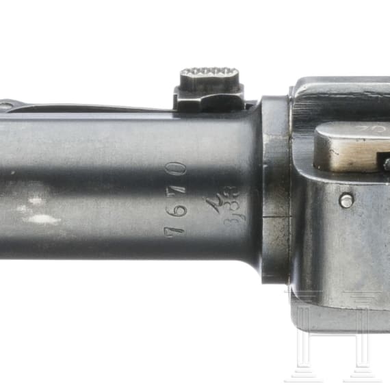 An Artillery Luger by DWM, 1917/1920, with holster, Weimar, Kriegsmarine