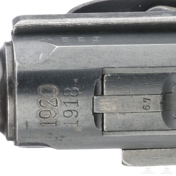 A Luger pistol by DWM, 1918/1920, Reichswehr