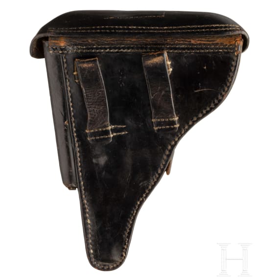 A Luger pistol by DWM, Weimar Alphabet, Navy, with holster