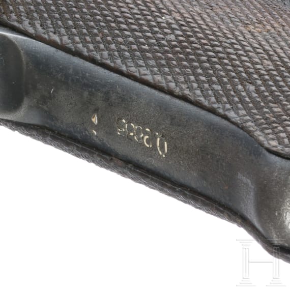 A Luger pistol by DWM, Weimar Alphabet, Navy, with holster