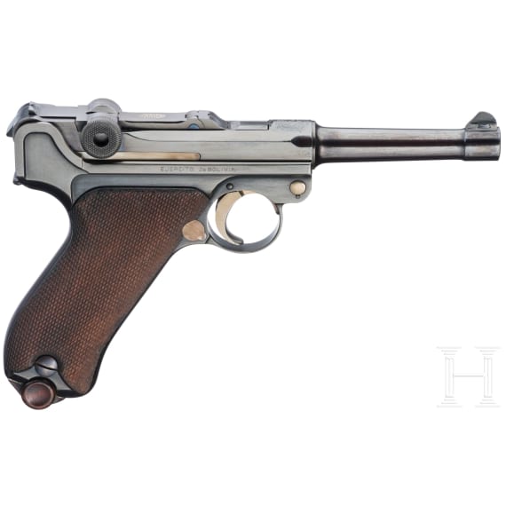 A Luger pistol by DWM, Mod. 1908, Bolivian contract, variation
