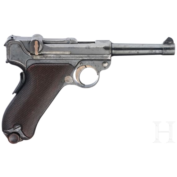 A Luger pistol Mod. 1900 by DWM, Bulgarian contract