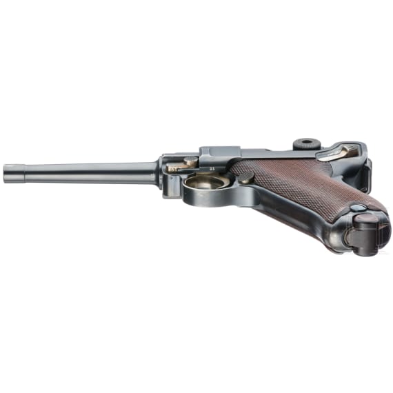 A Luger pistol Mod. 1906, Bulgarian contract, with holster and spare mag