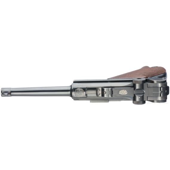 A Luger pistol Mod. 1906, Bulgarian contract, with holster and spare mag