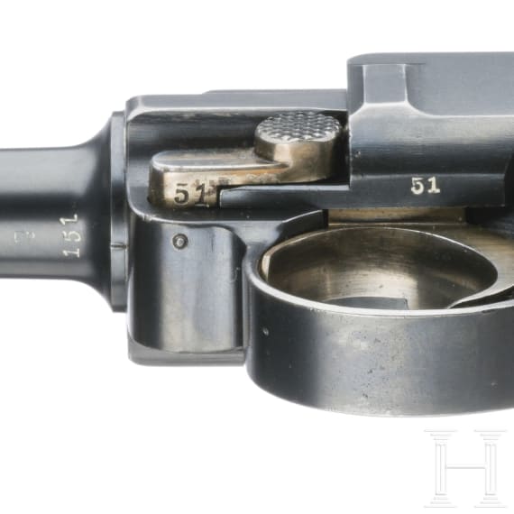 A Luger pistol Mod. 1906, Bulgarian contract, with holster and spare mag