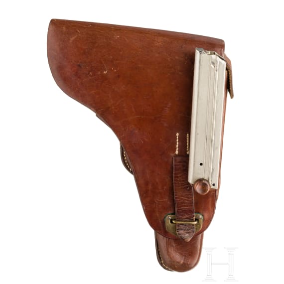 A Luger pistol Mod. 1906, Bulgarian contract, with holster and spare mag