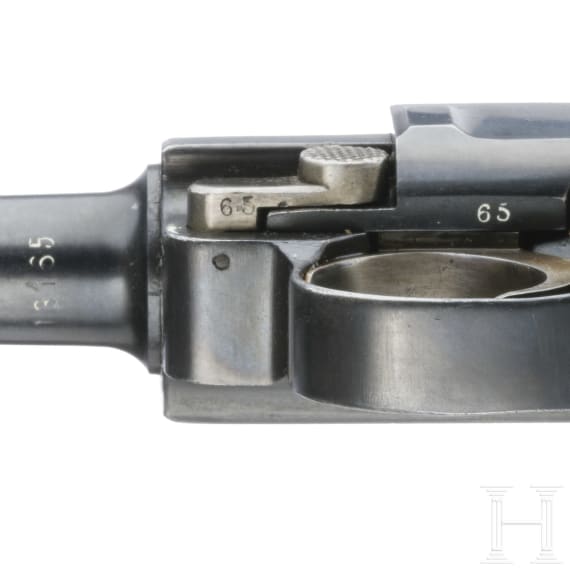 A Luger pistol by DWM, Mod. 1906 / "Mod. 11 Dutch East India Army", 1928 contract, with holster and double magazine pouch