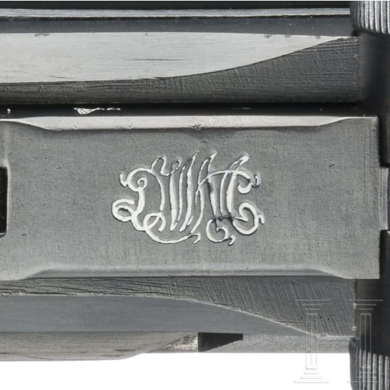 A Luger pistol by DWM, Mod. 1920, marked "Frankenschloss Suhl", Lithuanian contract (Border Police), 1940