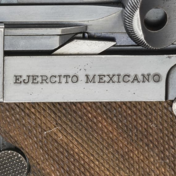 Parabellum DWM Mod. 1900, "Ejercito Mexicano", in case