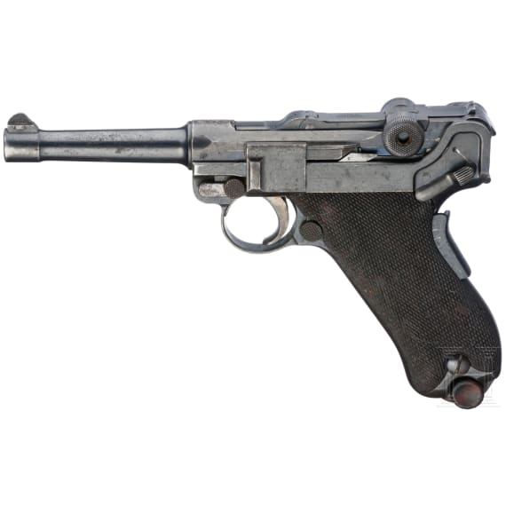 A Luger pistol M 1906 by DWM, Portuguese contract ("m/910")